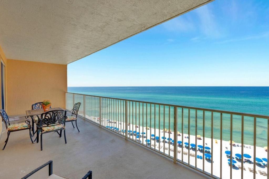 Treasure Island 707 - Gulf Front, Sunset Views, Heated Resort Pool & Hot Tub! Panama City Beach Buitenkant foto